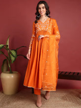 Cotton Solid Orange Indian Ethnic