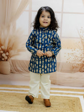 Kurta Pajama Set for Boys - Indigo | BR24KP68INA