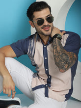 Printed Half Sleeve Lycra Shirt for Men-Styled
