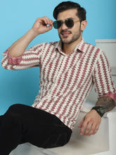 Woven Design Style Cotton Shirt for Men