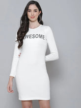 White Rib AWESOME Short Bodycon Dress