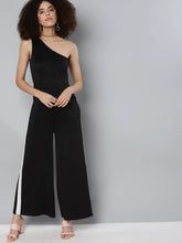 Women Solid Black Jumpsuits & Sets