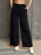 Women Black Denim Flared Pants-SFPANT51038_Black