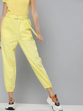 Yellow Belted Joggers