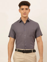 Styled Indian Needle Men's Cotton Solid Formal Shirt's-SF-833
