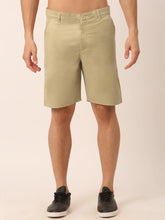 Indian Needle Men's Casual Cotton Solid- Shorts