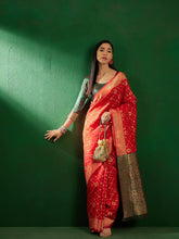 Womens Fashion Ethnic Red Color Sarees-MLSHWSA1261RED0ONE