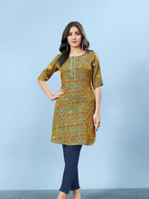 Silk Viscose with owen zari Digital Print with Inner-MLWSHKT8029MUL