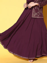 Women Flared Maxi Skirt-AHSKCR-15033