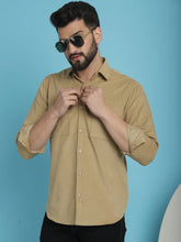 Men Standard Corduroy Cotton Shirt-SF-925