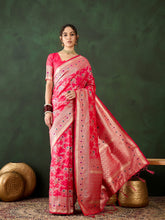 Womens Fashion Ethnic Pink Color Sarees-MLSHWSA1458PNK0ONE