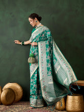 Womens Fashion Ethnic Green Color Sarees-MLSHWSA1459GRN0ONE