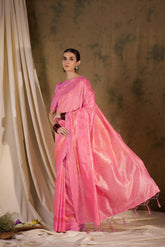 Womens Fashion Ethnic Pink Color Sarees-MLSHWSA1335PNK0ONE
