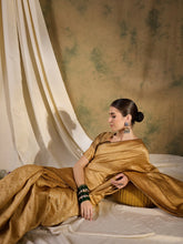 Womens Fashion Ethnic Gold Color Sarees-MLSHWSA1346GLD0ONE