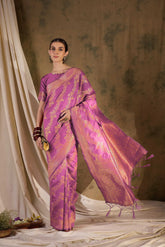 Womens Fashion Ethnic Pink Color Sarees-MLSHWSA1354PNK0ONE