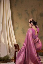 Womens Fashion Ethnic Pink Color Sarees-MLSHWSA1367PNK0ONE