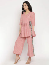 Pink Printed Angrakha Kurti with Palazzos-AHTUPZ-COMBO-377-FF