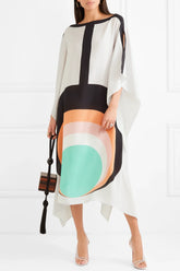 Moroccan Designer Soft Silk Crepe Kaftans