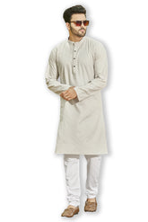Authentics Kurta Pyjama Set Fawn