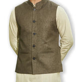 Authentics Kurta Bandi Set Millitary Green