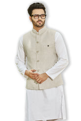 Authentics Kurta Bandi Set Grey