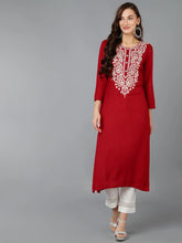 Women Viscose Rayon Embroidered-VCK9063