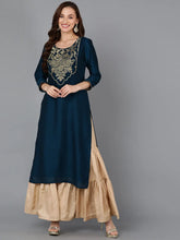 Women Silk Blend Yoke-VCK9132