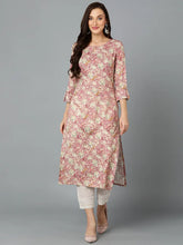 Viscose Rayon Rose Pink Printed-VCK9246