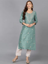 Women Silk Blend Embroidered-VCK9176