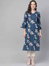 Women's Cotton Printed Kurta-VCK1286AB