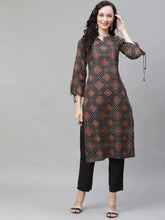 Women's Cotton Printed Kurta-VCK1773A