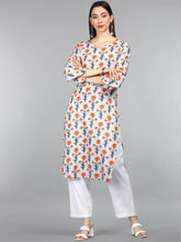 Cotton Printed Kurta-VCK1473G