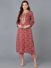 Women Silk Blend Embroidered-VCK9086