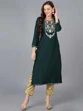 Women Silk Blend Embroidered-VCK9080