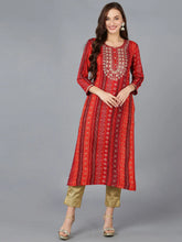 Women Viscose Rayon Embroidered
