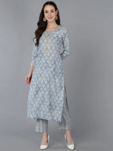 Women Silk Blend Embroidered Kurta-VCK9016_3XL