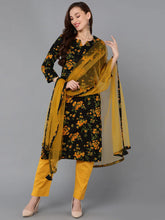 Women Pure Cotton Floral Printed Kurta-VKSKD1731