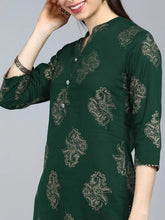 Pure Cotton Printed Kurta Pant Dupatta-VKSKD1164AB