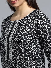 Pure Cotton Printed Kurta Pant Dupatta-VKSKD1103AB