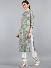 Cotton Printed Kurta Pant Dupatta Set-VKSKD1125G