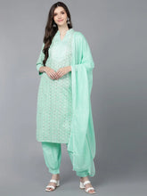 Women Cotton Ethnic Kurta Salwar With