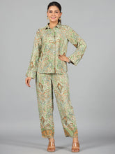 Women Printed Standard Green Jumpsuits & Sets
