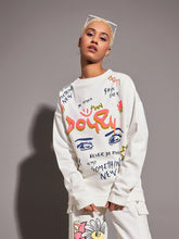 Women Off-White Eye Oversized Sweatshirt