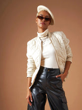 Women Solid Standard Beige Full Sleeve Jacket