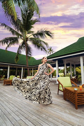 Mystic Moonlight Kaftan Maxi