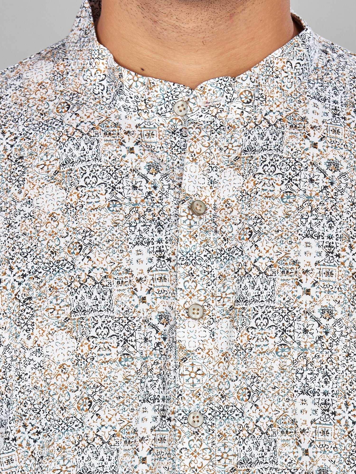 Cotton Kurta for Men - Multicolor | KPAVCUPWH3 | DesiQlo