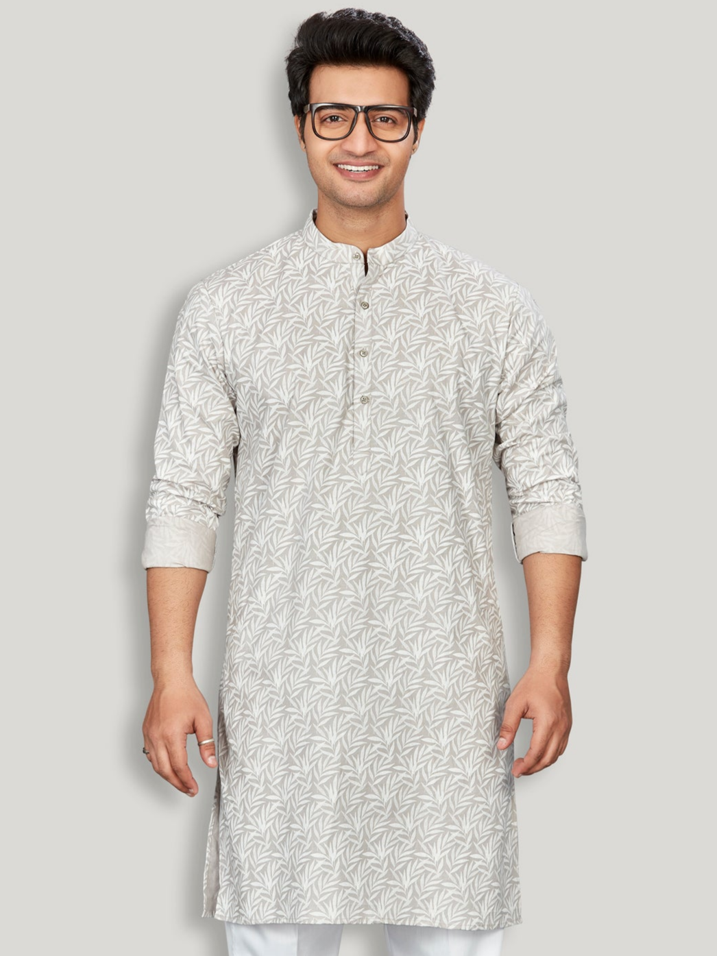 Cotton Kurta for Men - Multicolor | KPAVCUFBR3 | DesiQlo