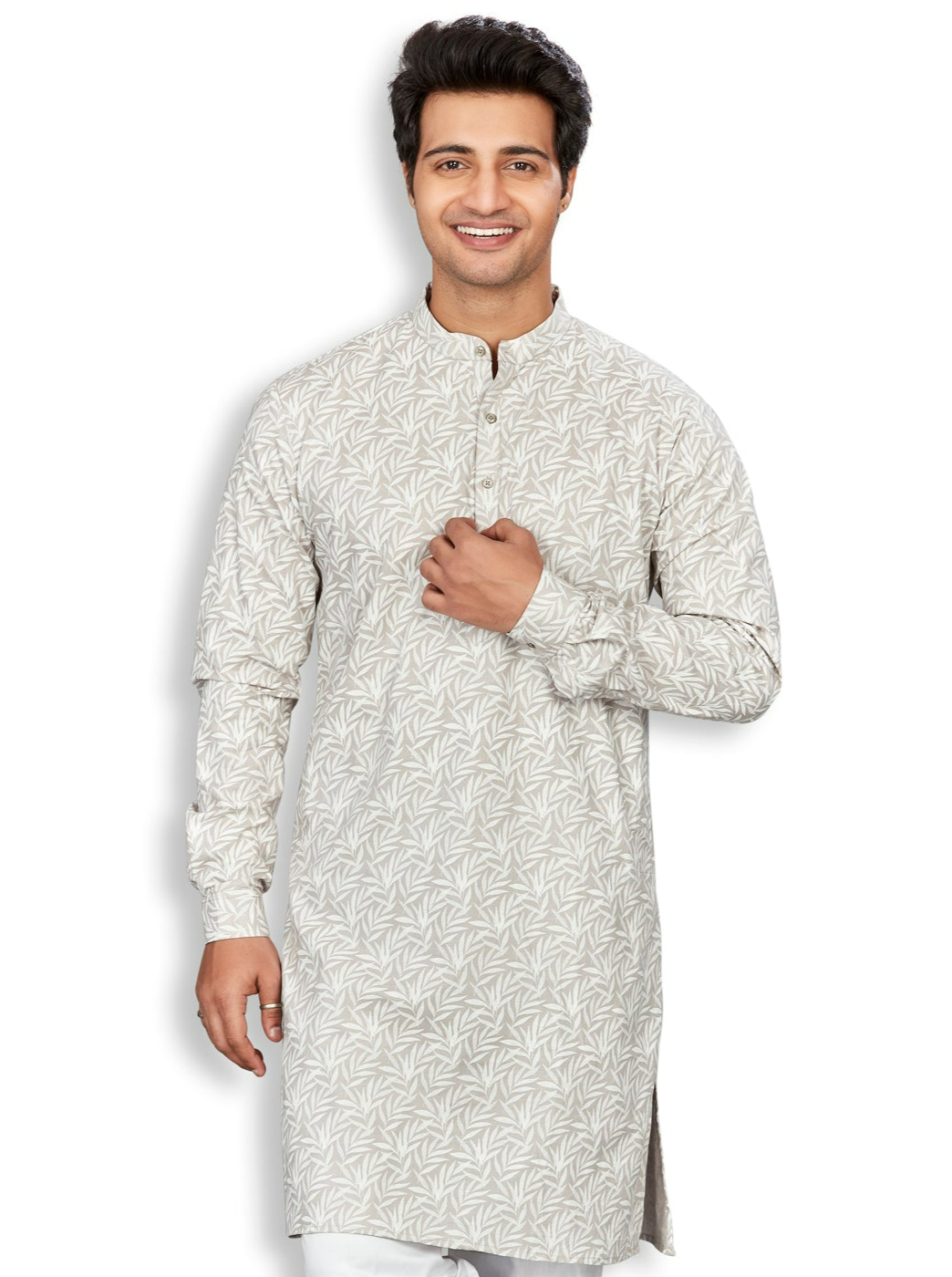 Cotton Kurta for Men - Multicolor | KPAVCUFBR3 | DesiQlo