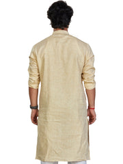 Linen Kurta for Men - Yellow | KULM60LYEL