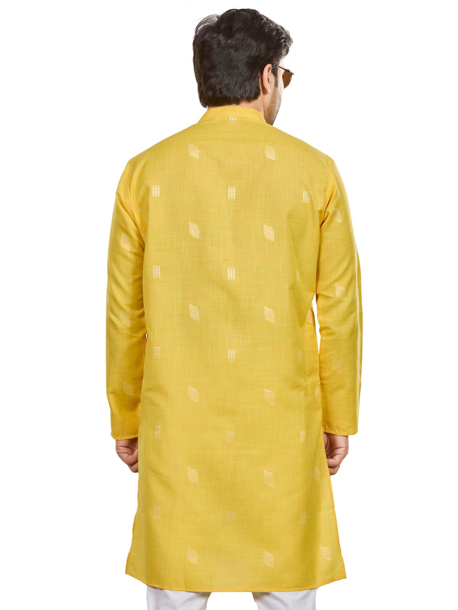 Cotton Kurta for Men - Orange | KUSRBUYEL3 | DesiQlo